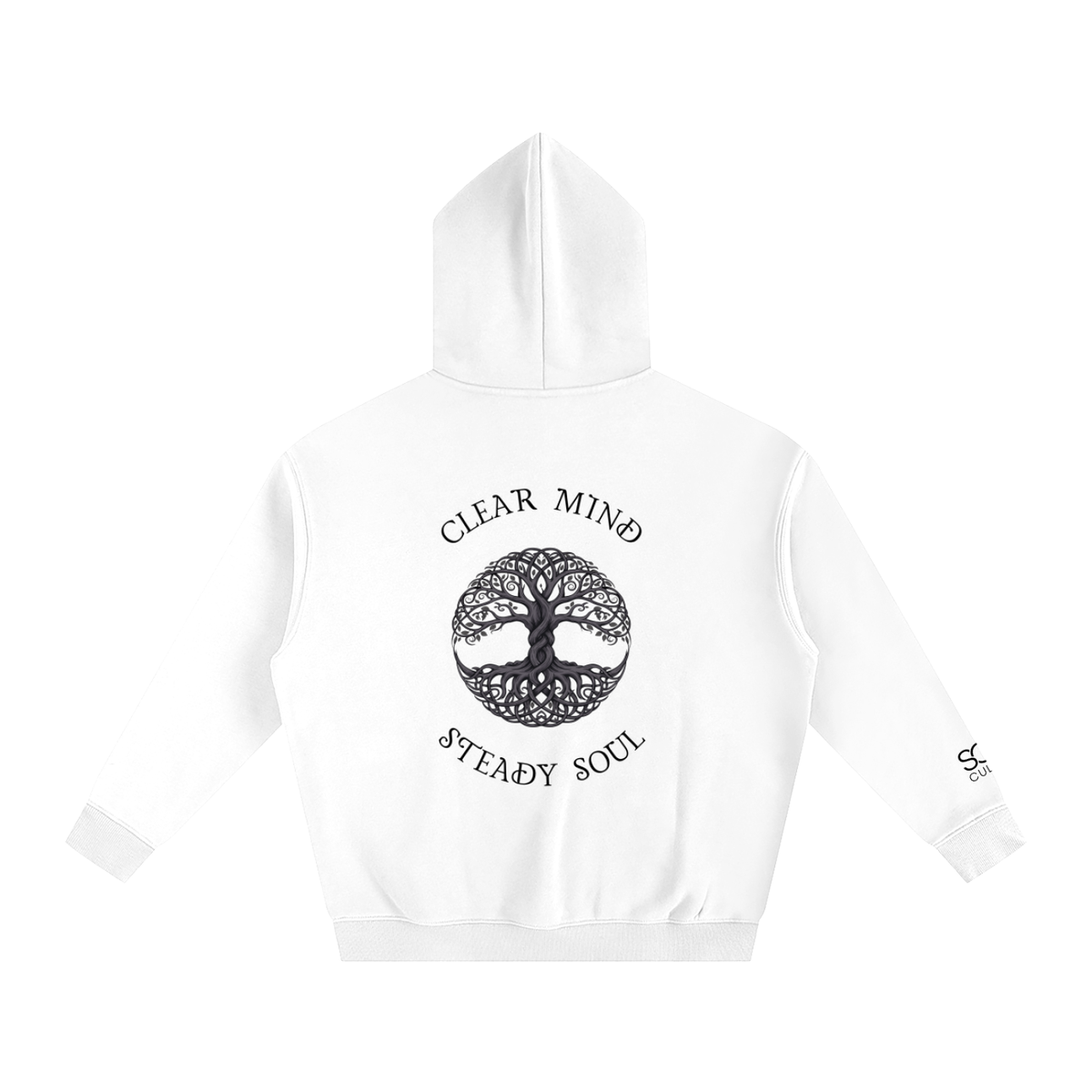 Clear Mind, Steady Soul Oversized Hoodie