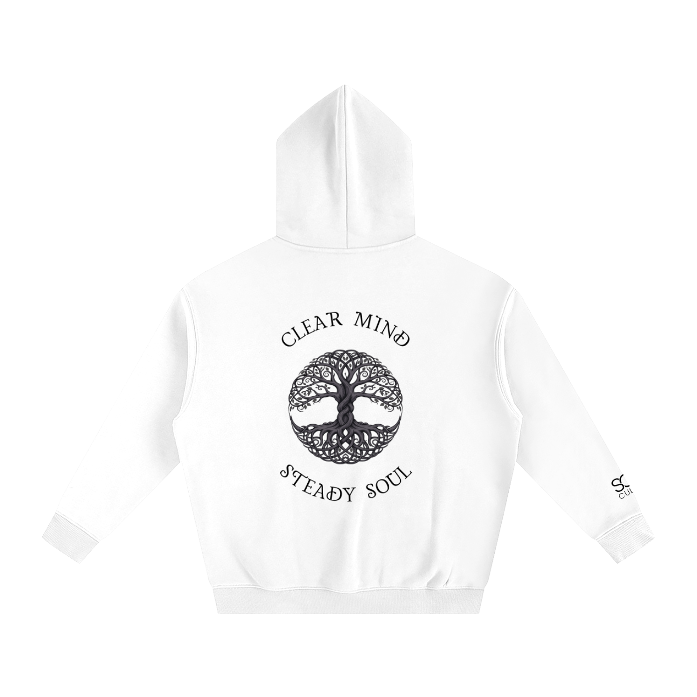 Clear Mind, Steady Soul Oversized Hoodie