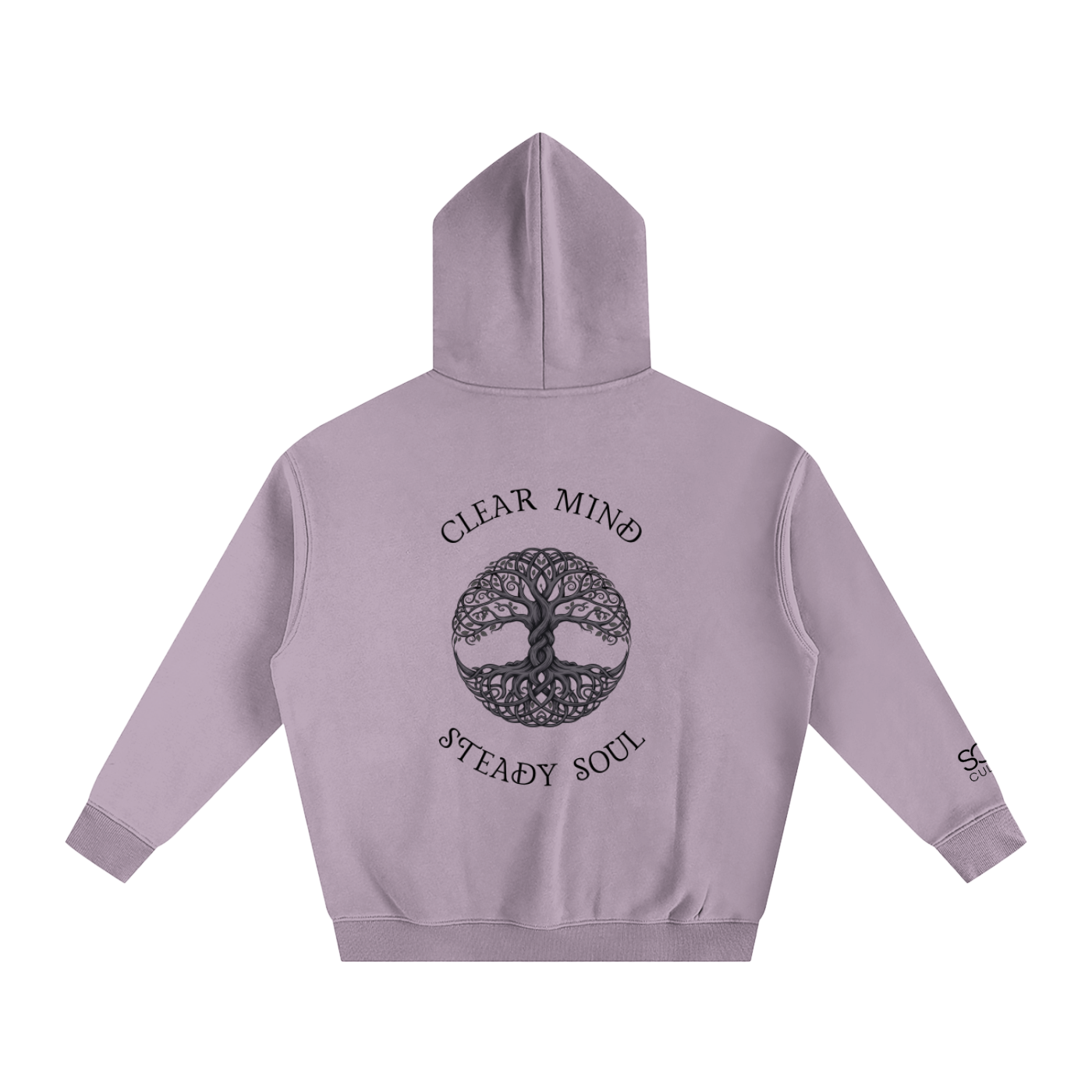Clear Mind, Steady Soul Oversized Hoodie
