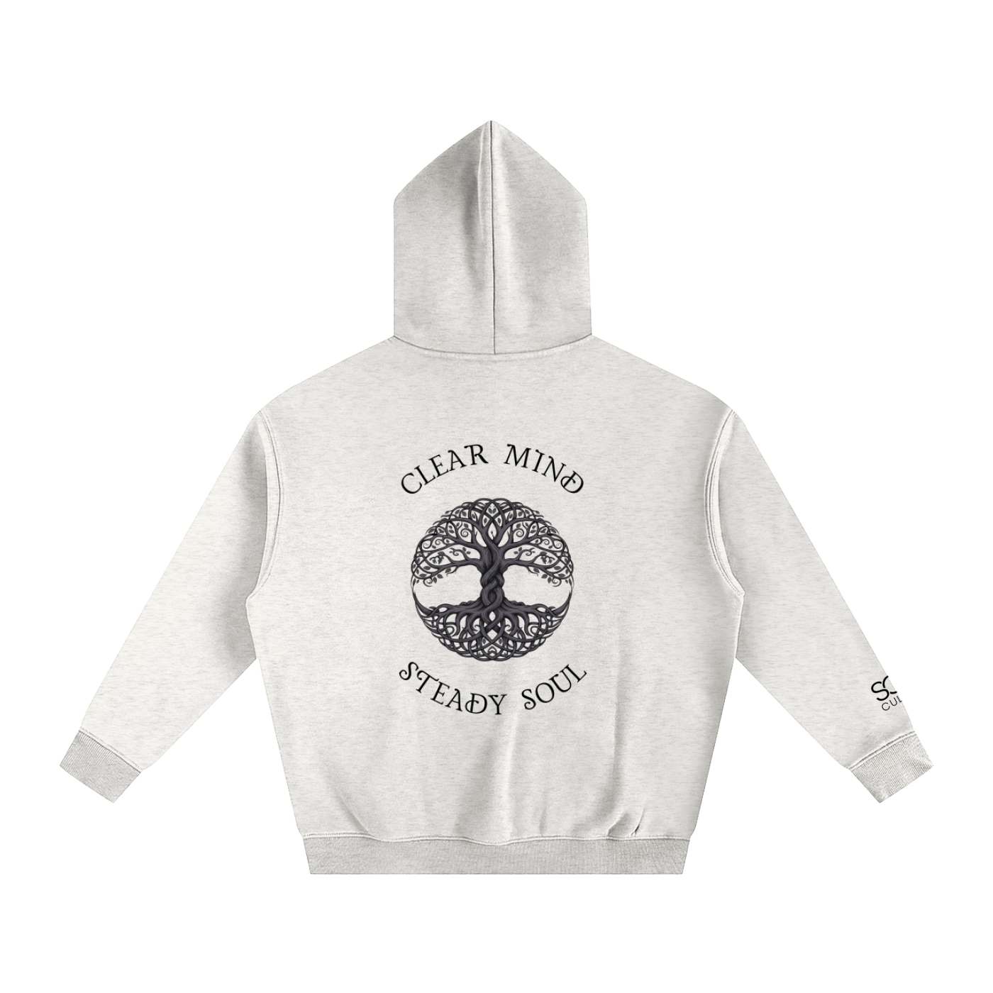 Clear Mind, Steady Soul Oversized Hoodie