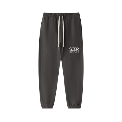 The Essentials Cotton Sweatpants in Dark Gray