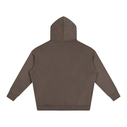 The Essentials Fleece Hoodie in Dark Brown