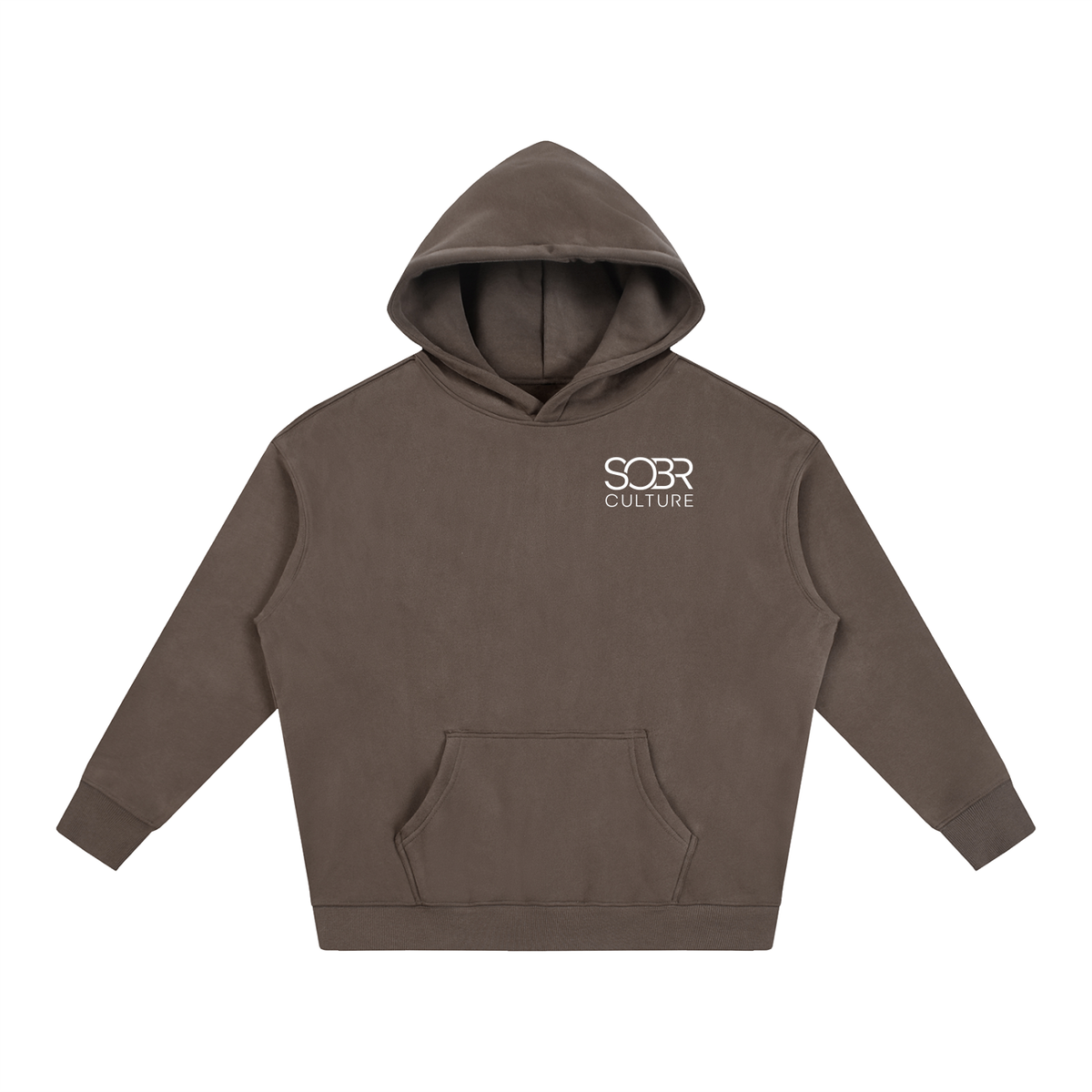 The Essentials Fleece Hoodie in Dark Brown