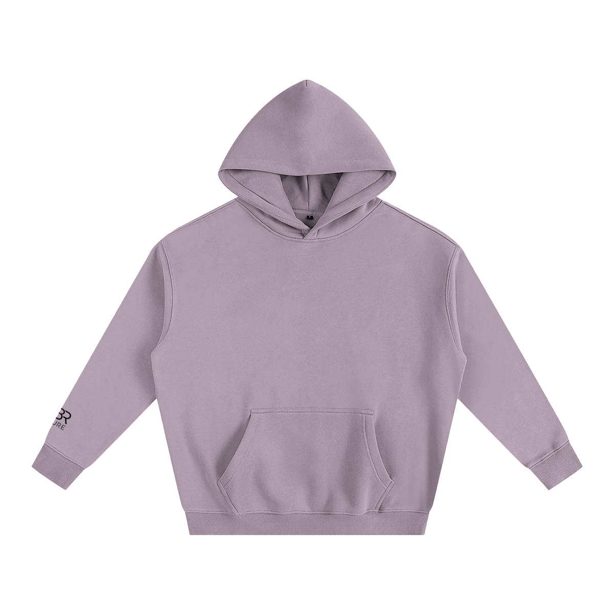 Clear Mind, Steady Soul Oversized Hoodie in White – Front View