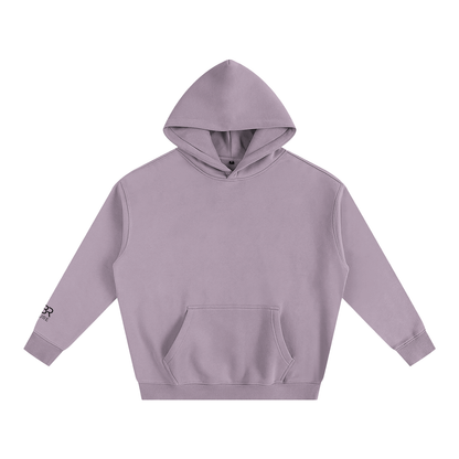 Clear Mind, Steady Soul Oversized Hoodie in White – Front View