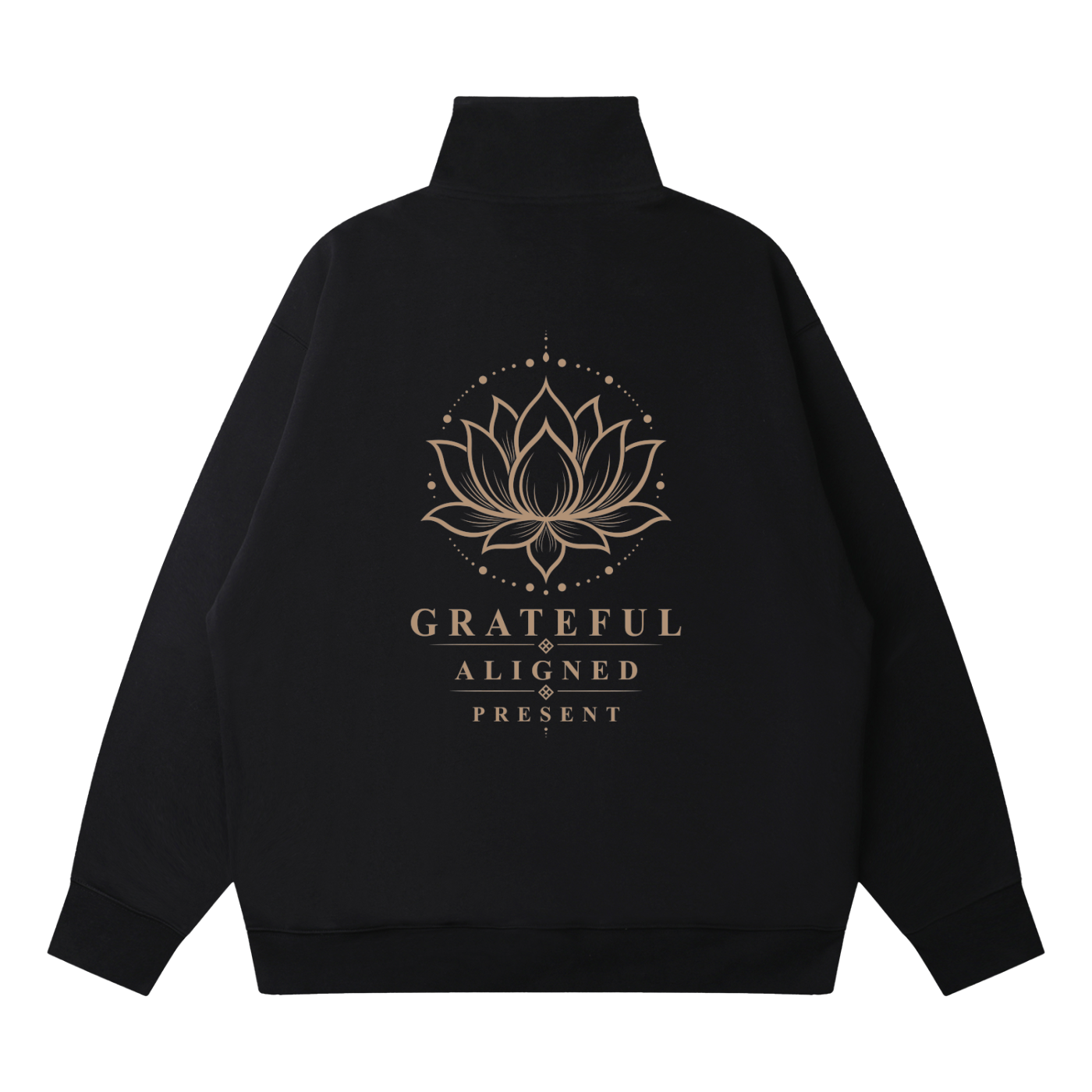 The Aligned Oversized Quarter Zip Pullover