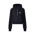 Calm Over Chaos Cropped Half Zip Sweatshirt
