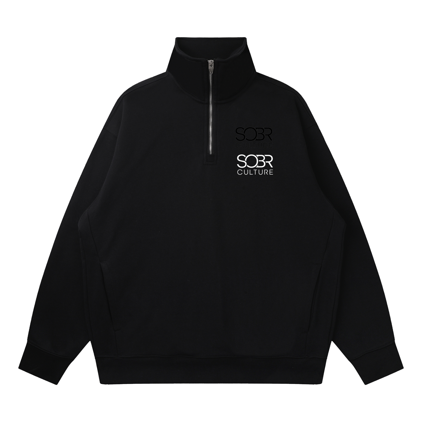 The Aligned Oversized Quarter Zip Pullover